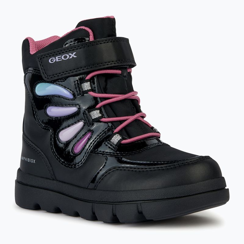 Geox Willaboom B A black / multicolor children's snow boots