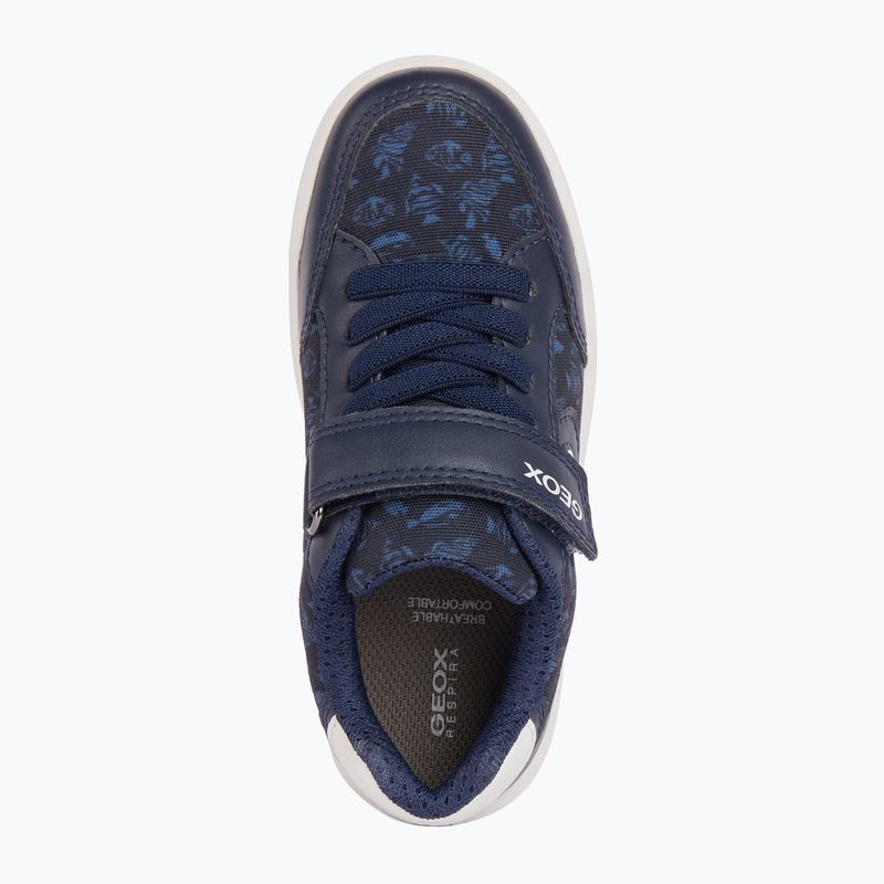 Geox Arzach ocean blue/steep white junior shoes 13
