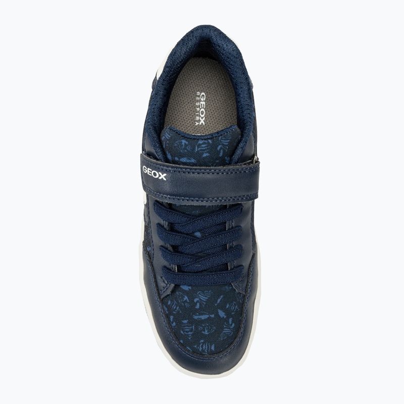 Geox Arzach ocean blue/steep white junior shoes 6
