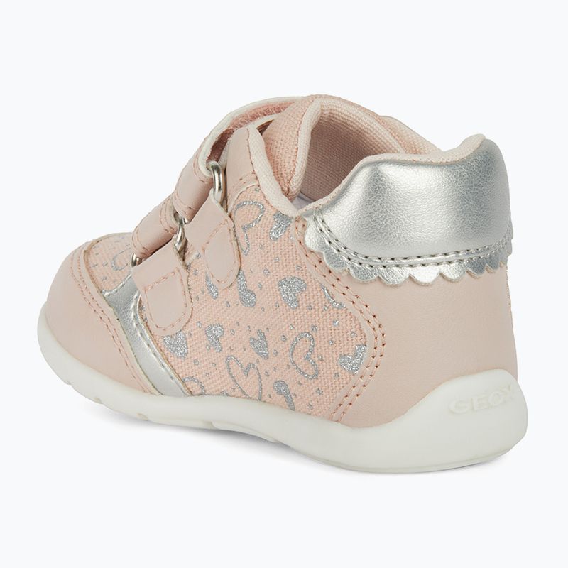 Geox Elthan rose / silver children's shoes 10