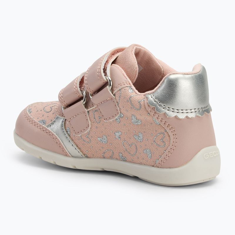 Geox Elthan rose / silver children's shoes 3