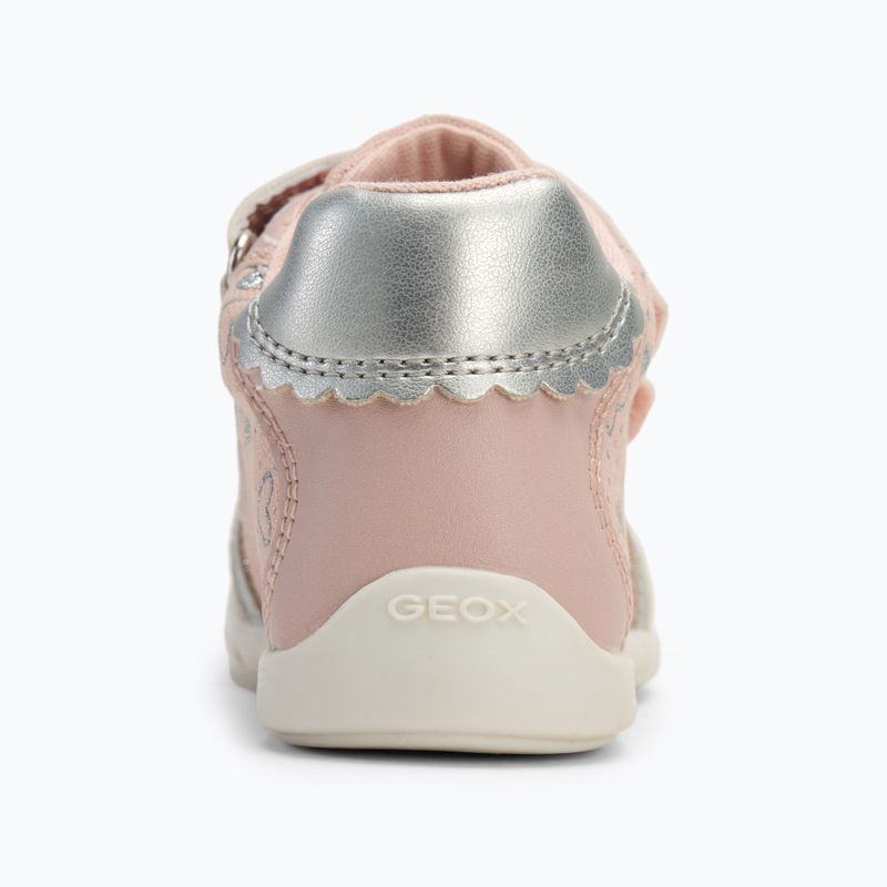Geox Elthan rose / silver children's shoes 6