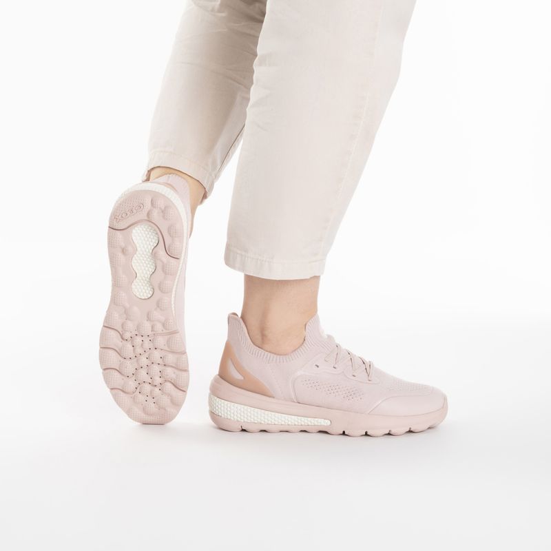 Geox Spherica Actif light pink women's shoes 2