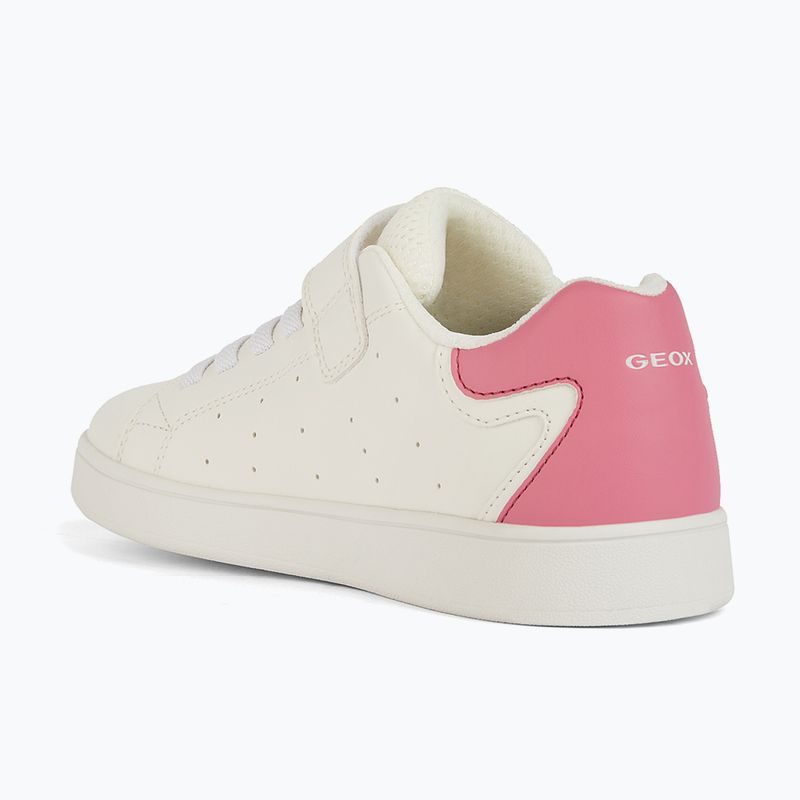 Geox Eclyper white/fuchsia junior shoes 10