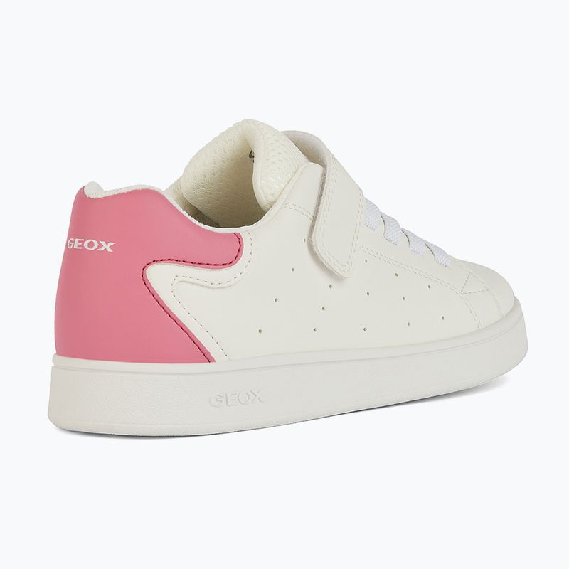 Geox Eclyper white/fuchsia junior shoes 11