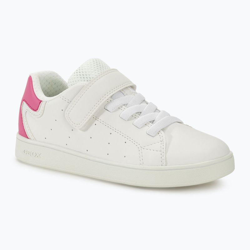 Geox Eclyper white/fuchsia junior shoes