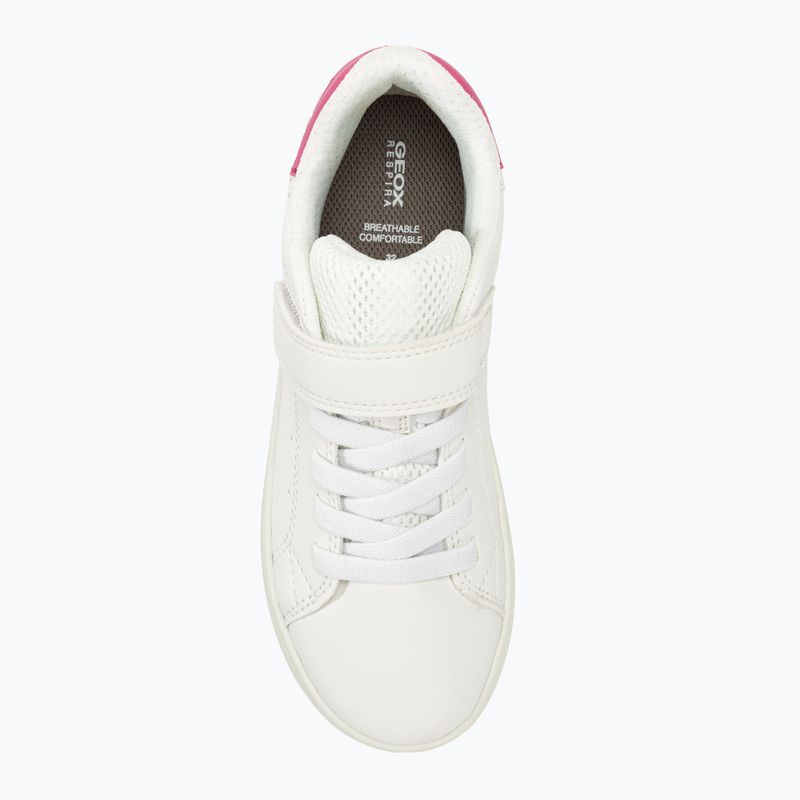 Geox Eclyper white/fuchsia junior shoes 5