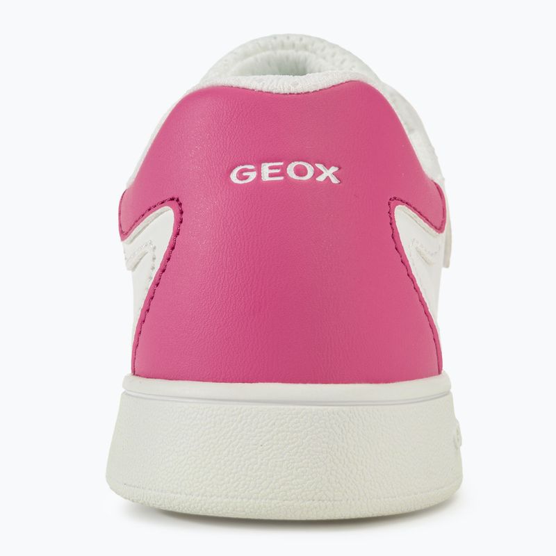 Geox Eclyper white/fuchsia junior shoes 6