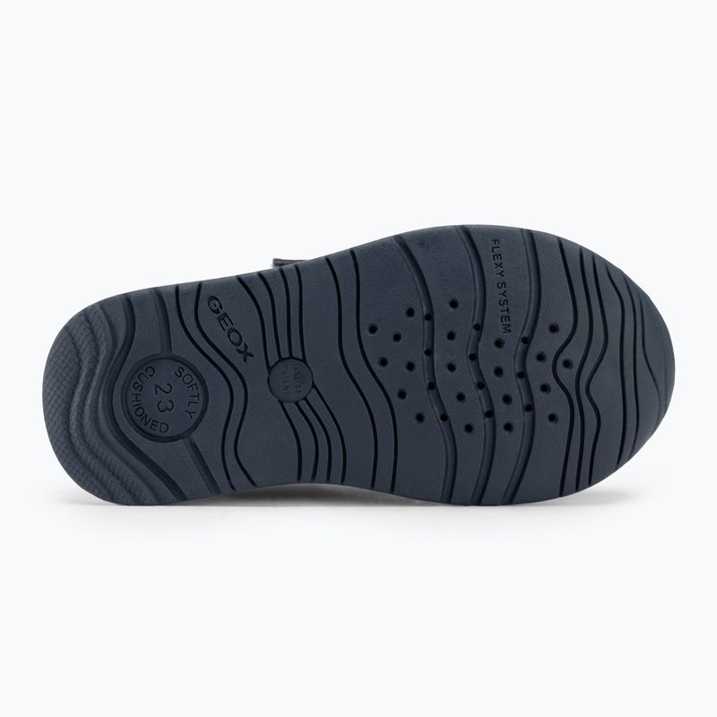 Geox Rishon nylon navy / yellow children's shoes 4