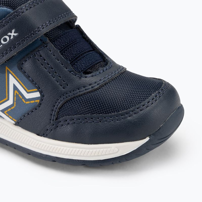 Geox Rishon nylon navy / yellow children's shoes 7