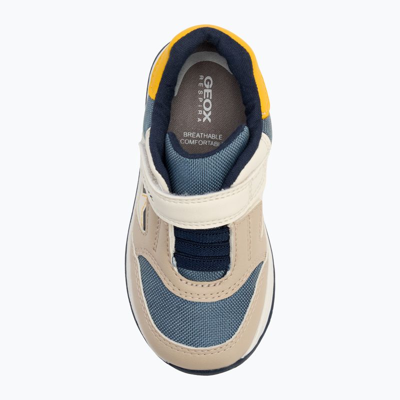 Geox Rishon beige / navy children's shoes 5