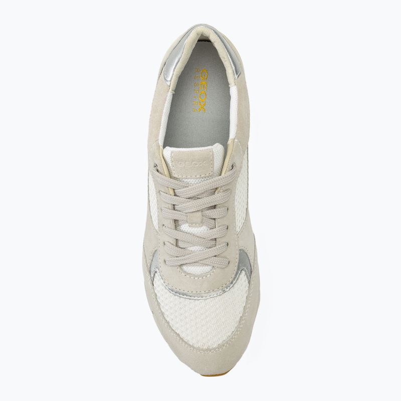 Geox women's shoes Sukie off white/white 6