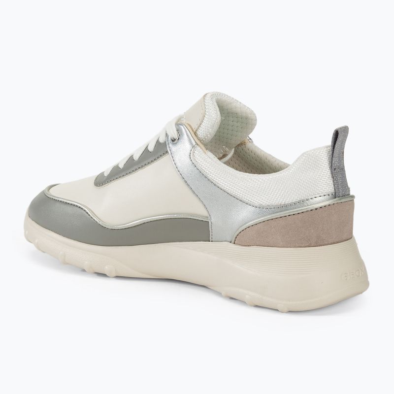 Geox women's shoes Alleniee grey/optic white 4