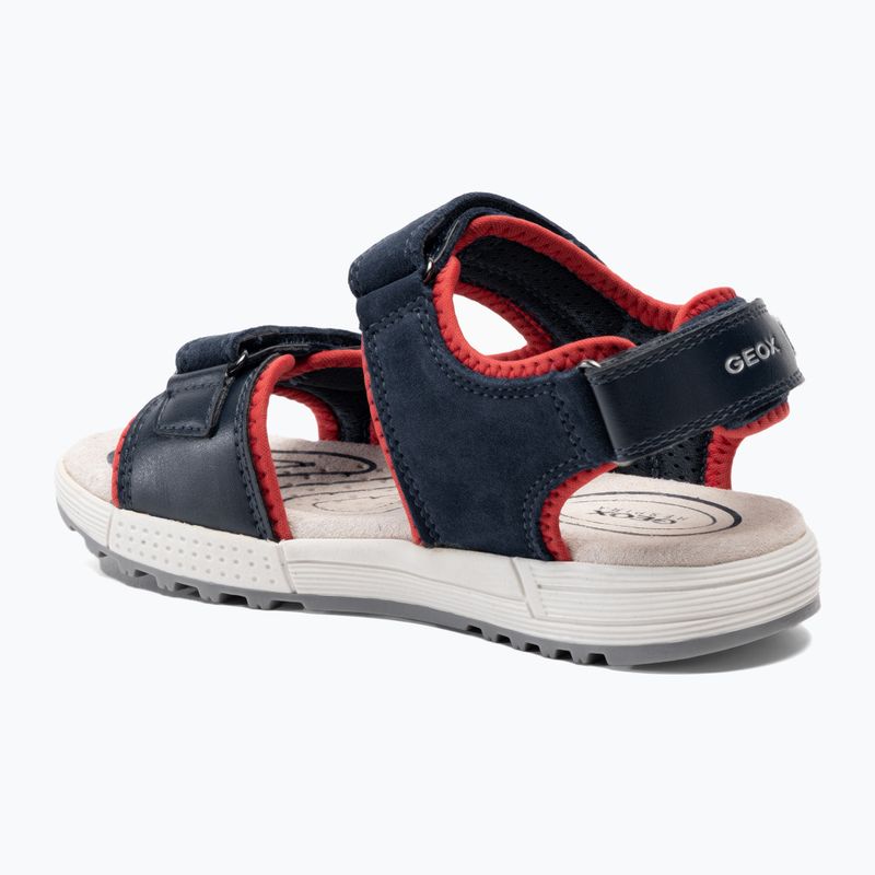 Geox Alben ocean blue/red junior sandals 3