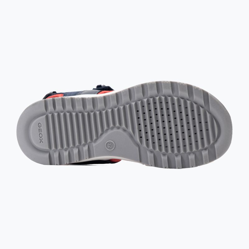 Geox Alben ocean blue/red junior sandals 4