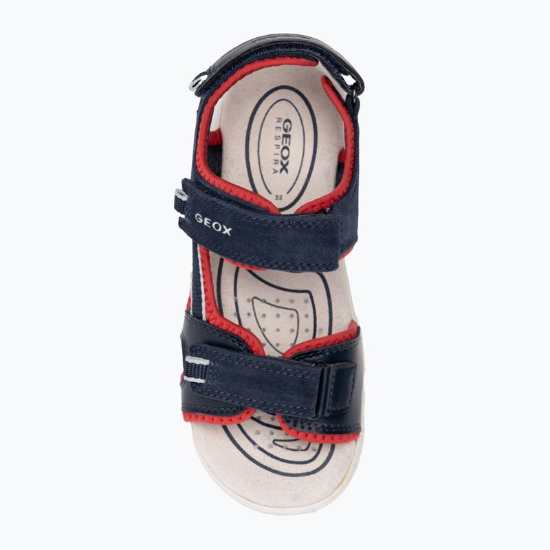 Geox Alben ocean blue/red junior sandals 5
