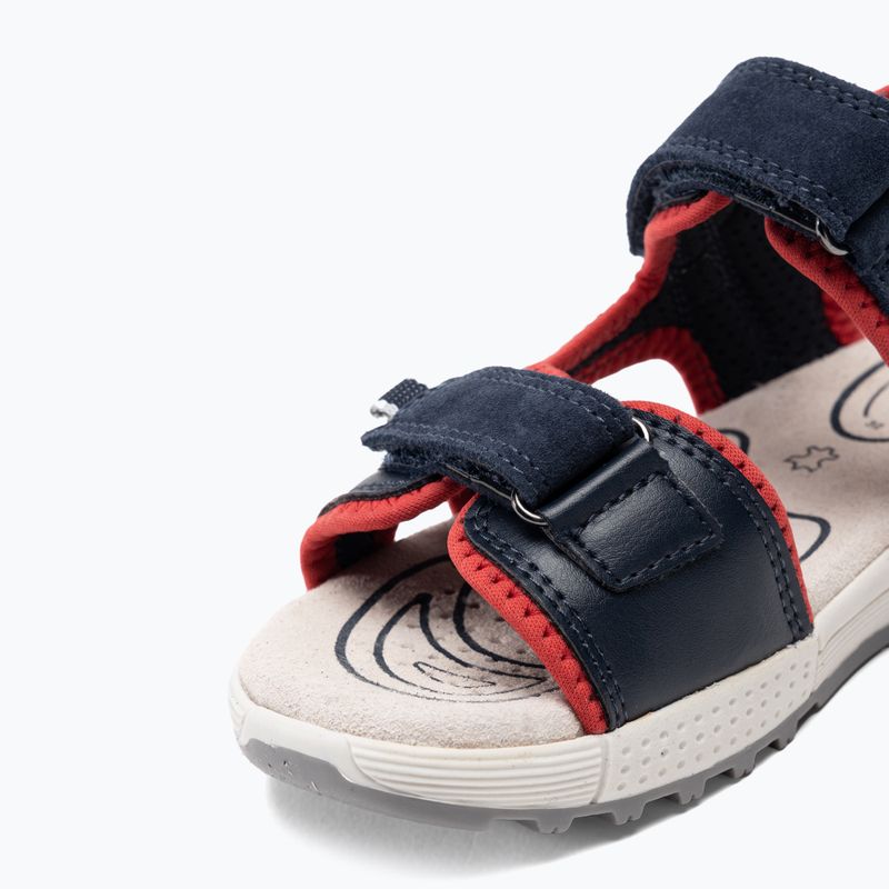 Geox Alben ocean blue/red junior sandals 7
