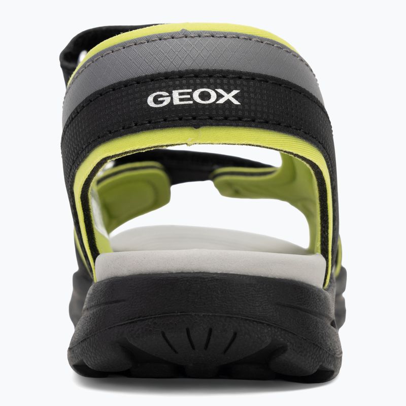 Children's sandals Geox Vaniett black/light green 6