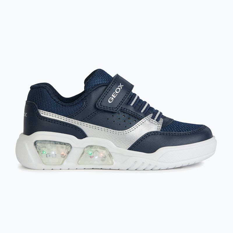 Geox Illuminus ocean blue/silver junior shoes 11