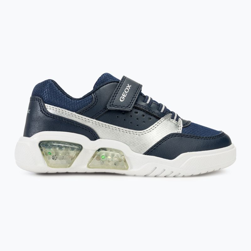 Geox Illuminus ocean blue/silver junior shoes 2
