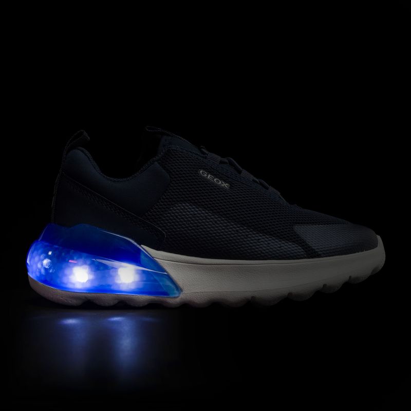 Geox Activart Illuminus ocean blue junior shoes 8