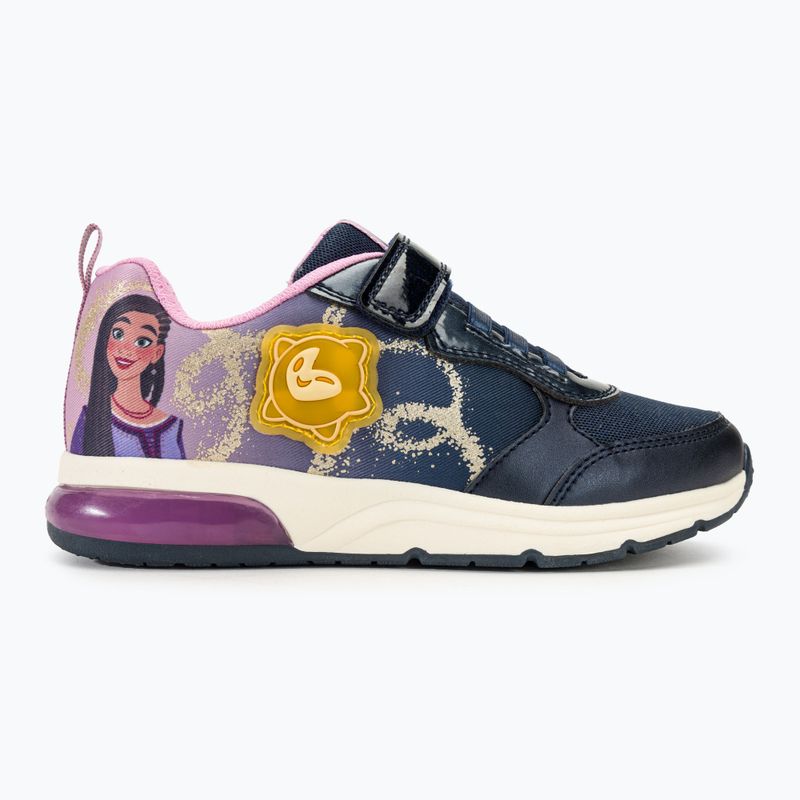 Geox Spaceclub navy/lavender junior shoes 2