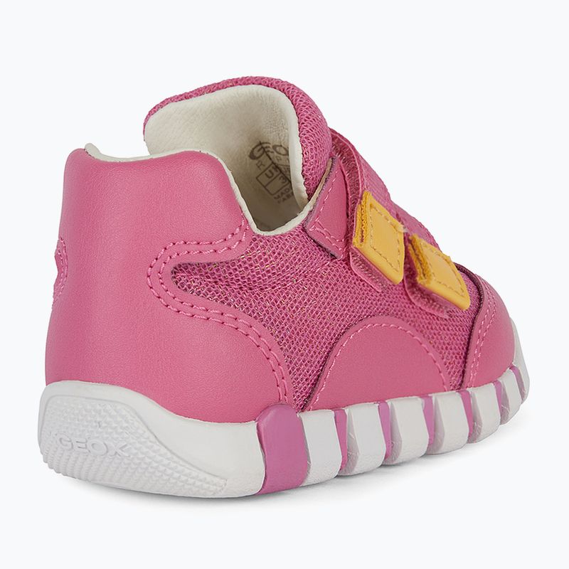 Geox Iupidoo pink / yellow children's shoes 11