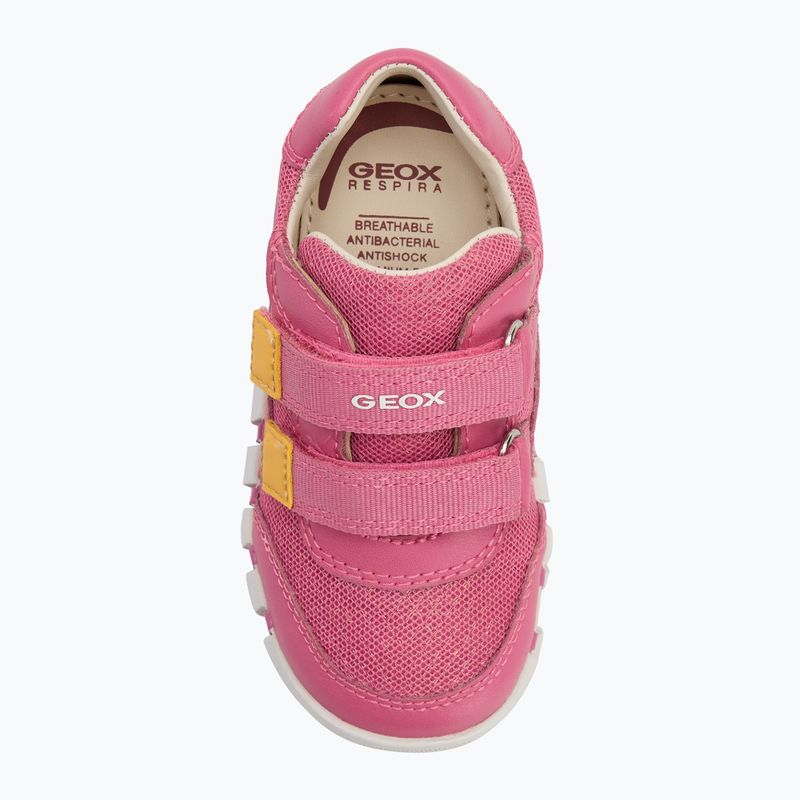 Geox Iupidoo pink / yellow children's shoes 5