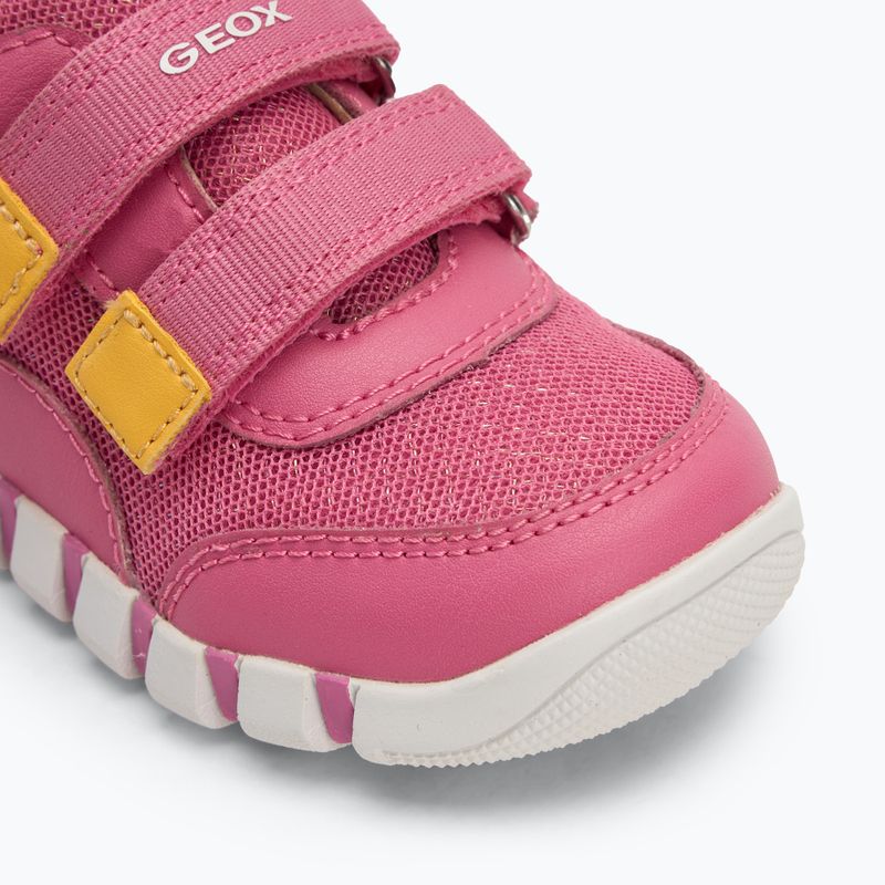 Geox Iupidoo pink / yellow children's shoes 7