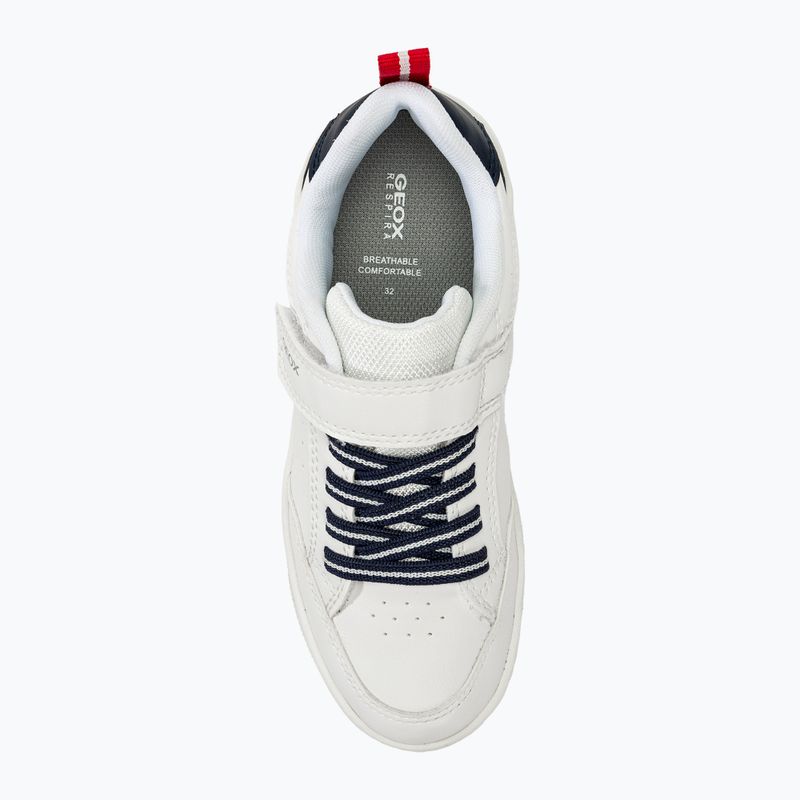 Geox Washiba junior shoes white/ocean blue 5