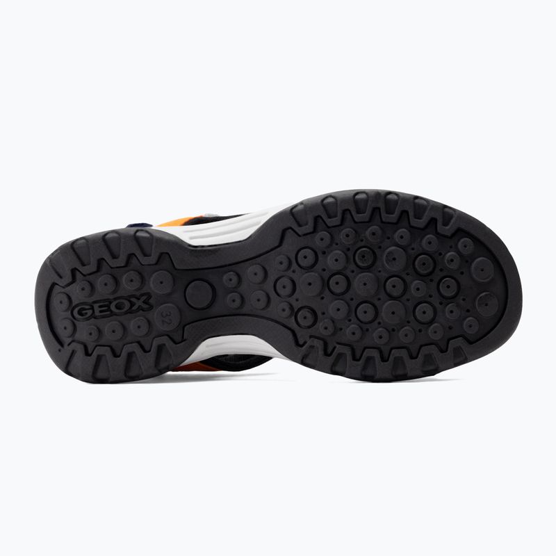 Geox Borealis ocean blue/orange junior sandals 4