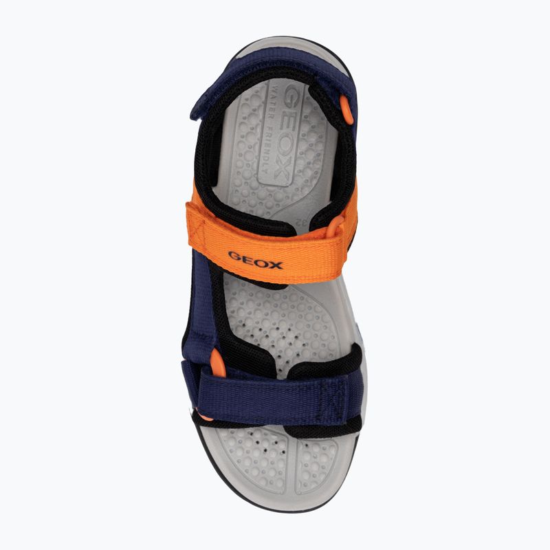 Geox Borealis ocean blue/orange junior sandals 5