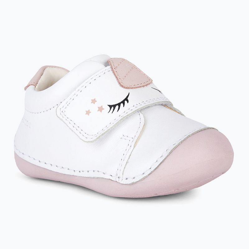 Geox Tutim white / rose children's shoes 8