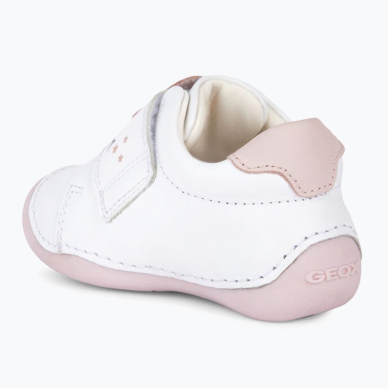 Geox Tutim white / rose children's shoes 10