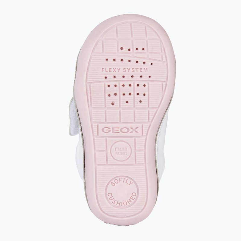 Geox Tutim white / rose children's shoes 11