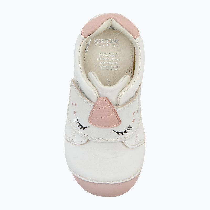 Geox Tutim white / rose children's shoes 5