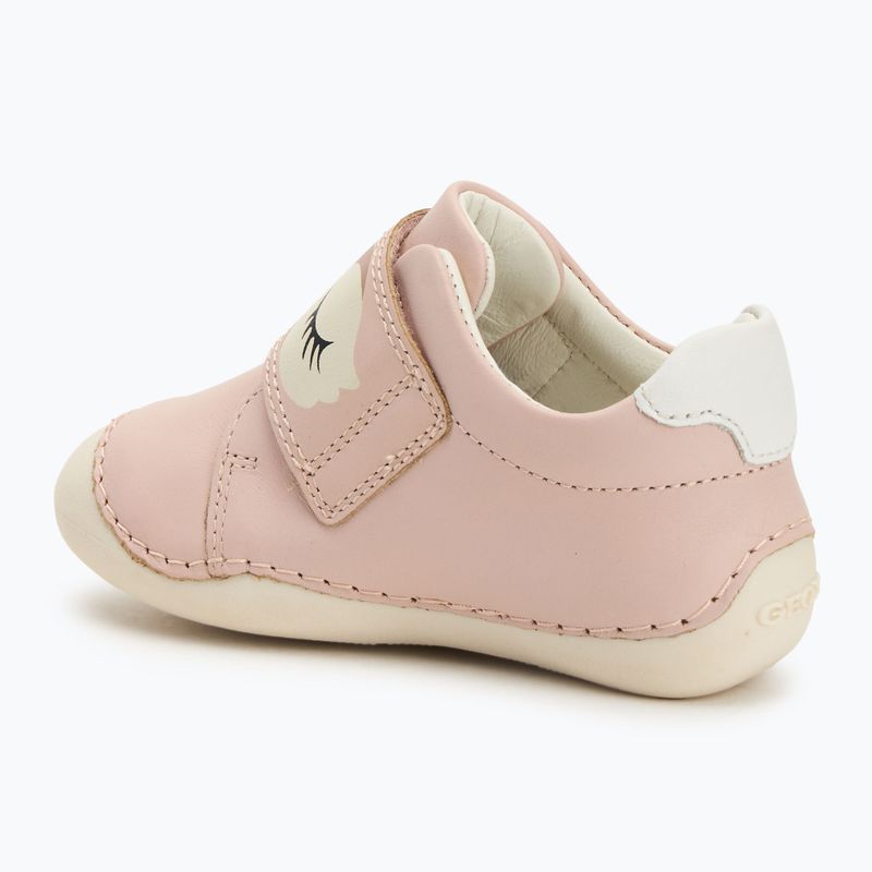 Geox Tutim light rose/white children's shoes 3