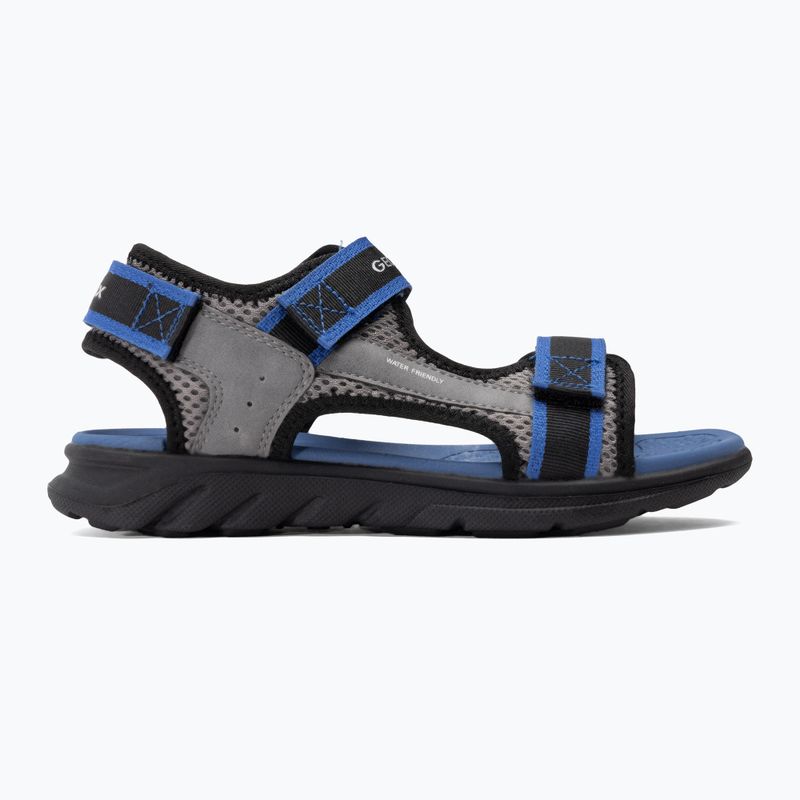 Geox Airadyum grey/royal junior sandals 2