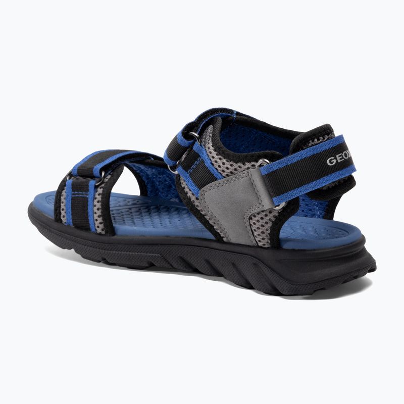 Geox Airadyum grey/royal junior sandals 3