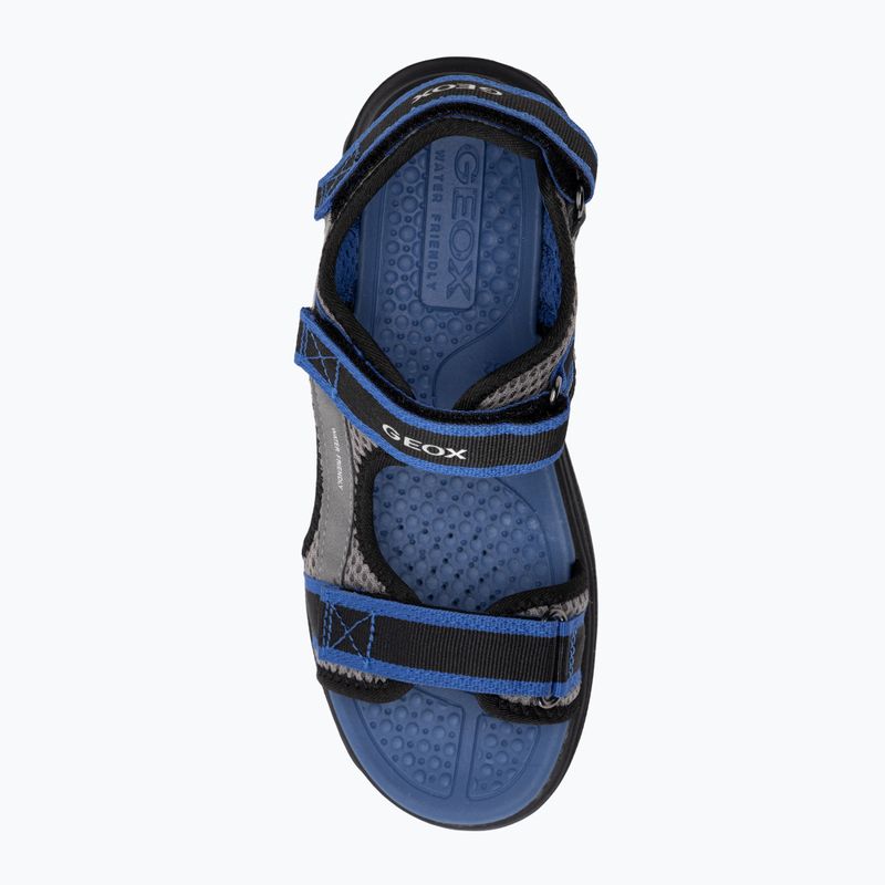 Geox Airadyum grey/royal junior sandals 5