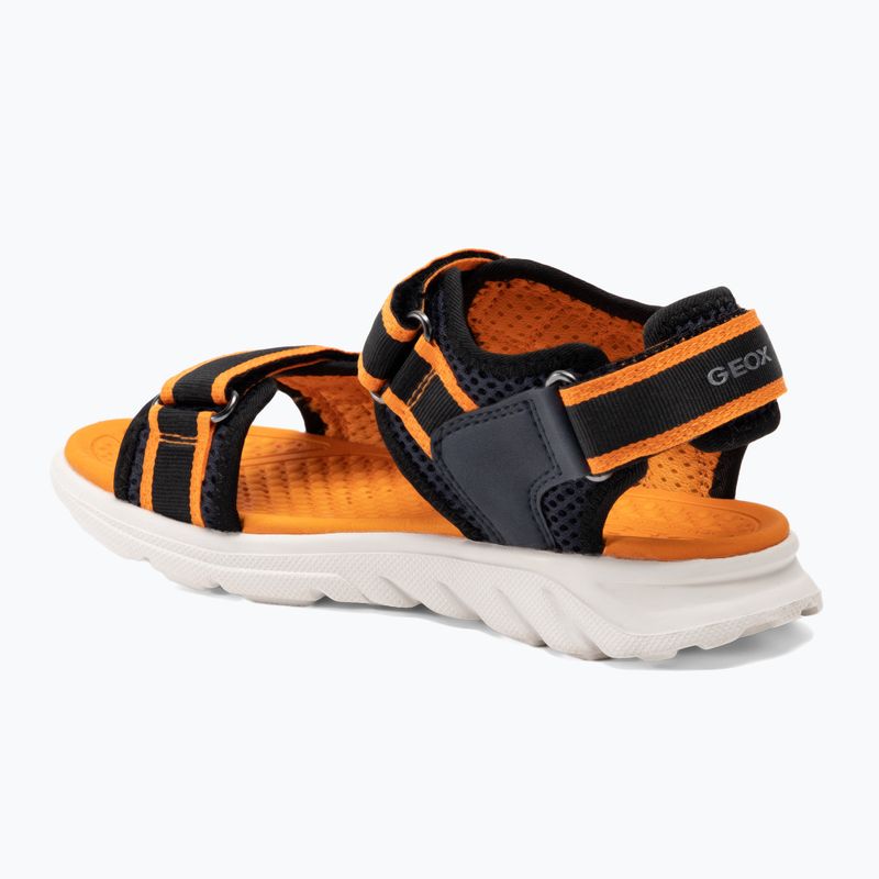 Geox Airadyum ocean blue/orange junior sandals 3
