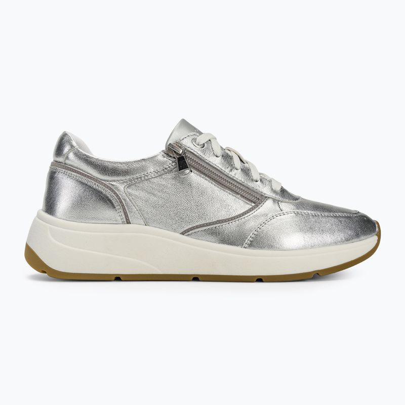Geox Cristael silver women's shoes 3