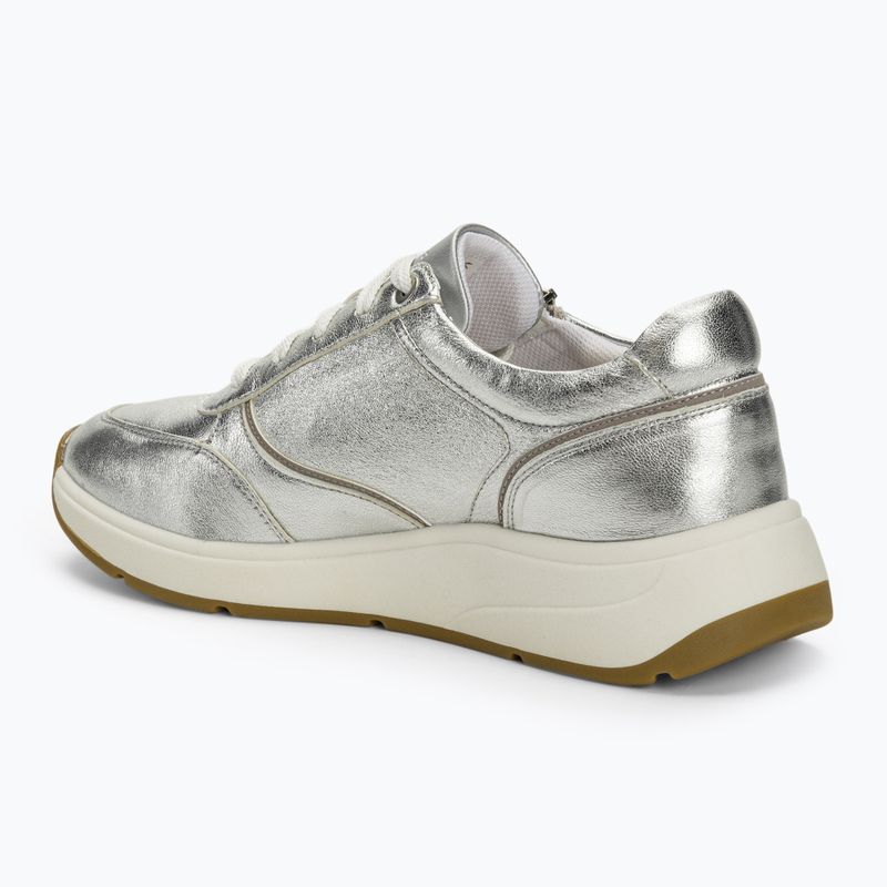 Geox Cristael silver women's shoes 4