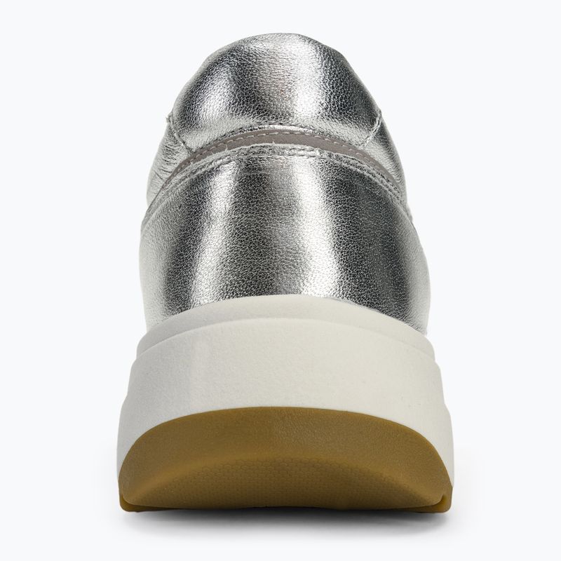 Geox Cristael silver women's shoes 7