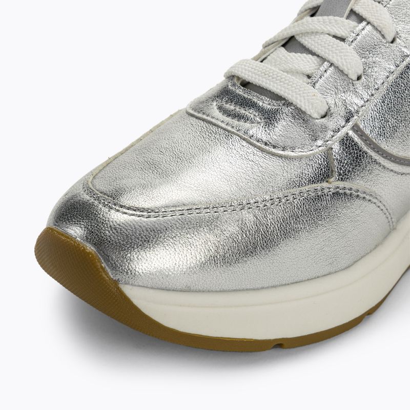Geox Cristael silver women's shoes 8