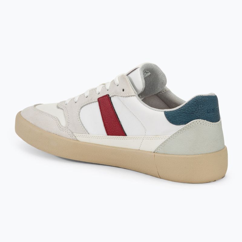 Geox Affile white/red men's shoes 3