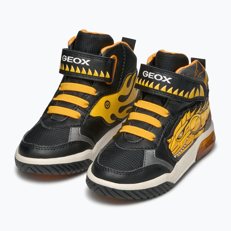 Geox Inek junior shoes black/yellow 11