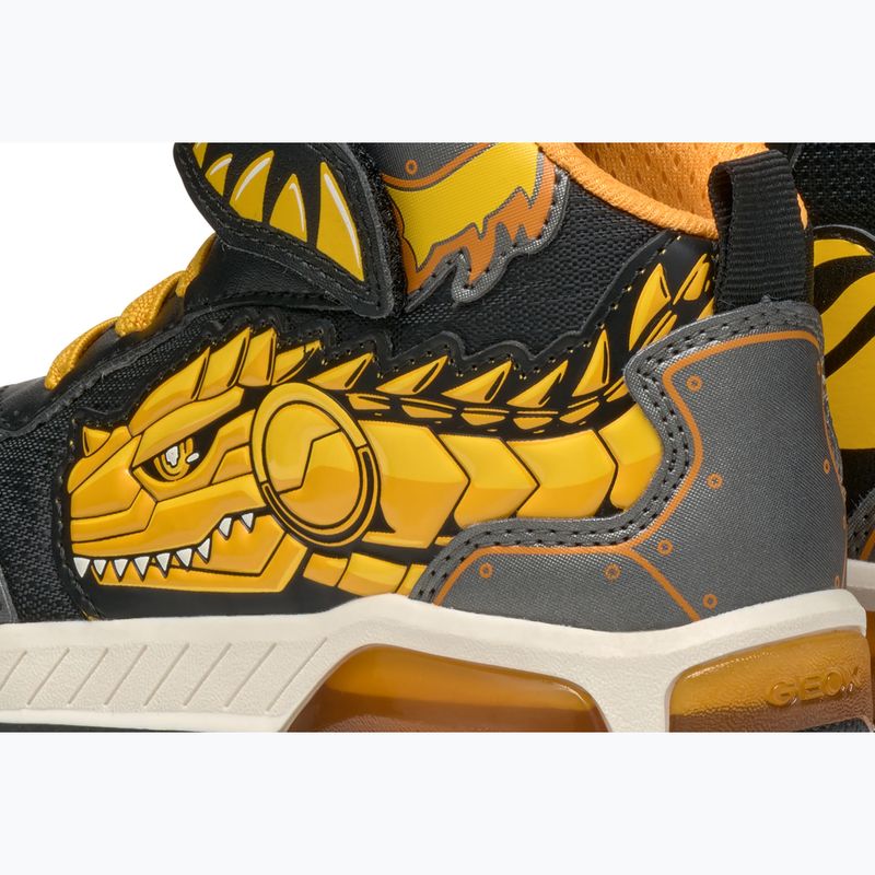 Geox Inek junior shoes black/yellow 15