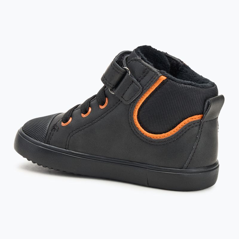 Geox Gisli black/dark orange children's shoes 3