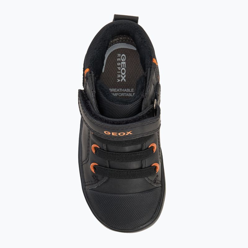 Geox Gisli black/dark orange children's shoes 5